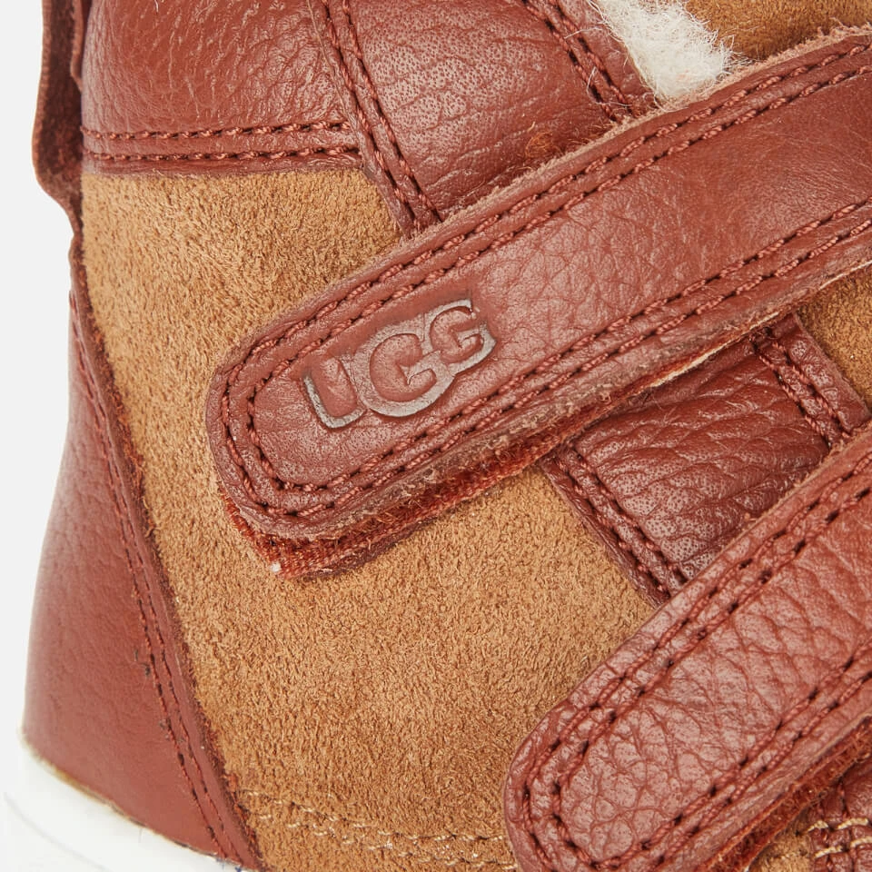 UGG Toddlers' Rennon II Hi-Top Trainers - Chestnut 4 UGG Toddlers' Rennon II Hi-Top Trainers - Chestnut - Image 4