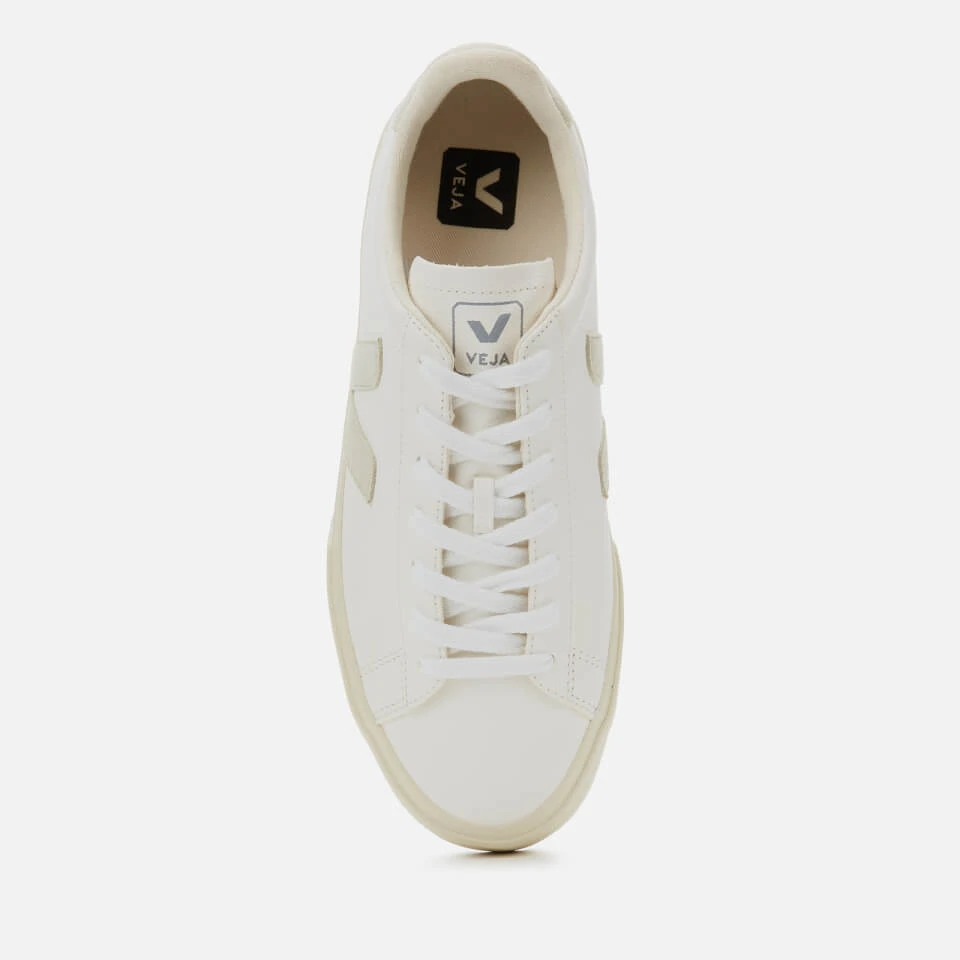 Veja Men's Campo Chrome Free Leather Trainers - Extra White/Natural 3 Veja Men's Campo Chrome Free Leather Trainers - Extra White/Natural - Image 3