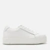 Vagabond Women's Judy Leather Flatform Trainers - White