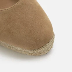 Castañer Women's Carina Wedged Espadrille Sandals - Tostado -Vans Shoes Shop 12451219 1694748708437242