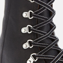 Grenson Men's Brady Leather Hiking Style Boots - Black -Vans Shoes Shop 12526454 1514800468882930