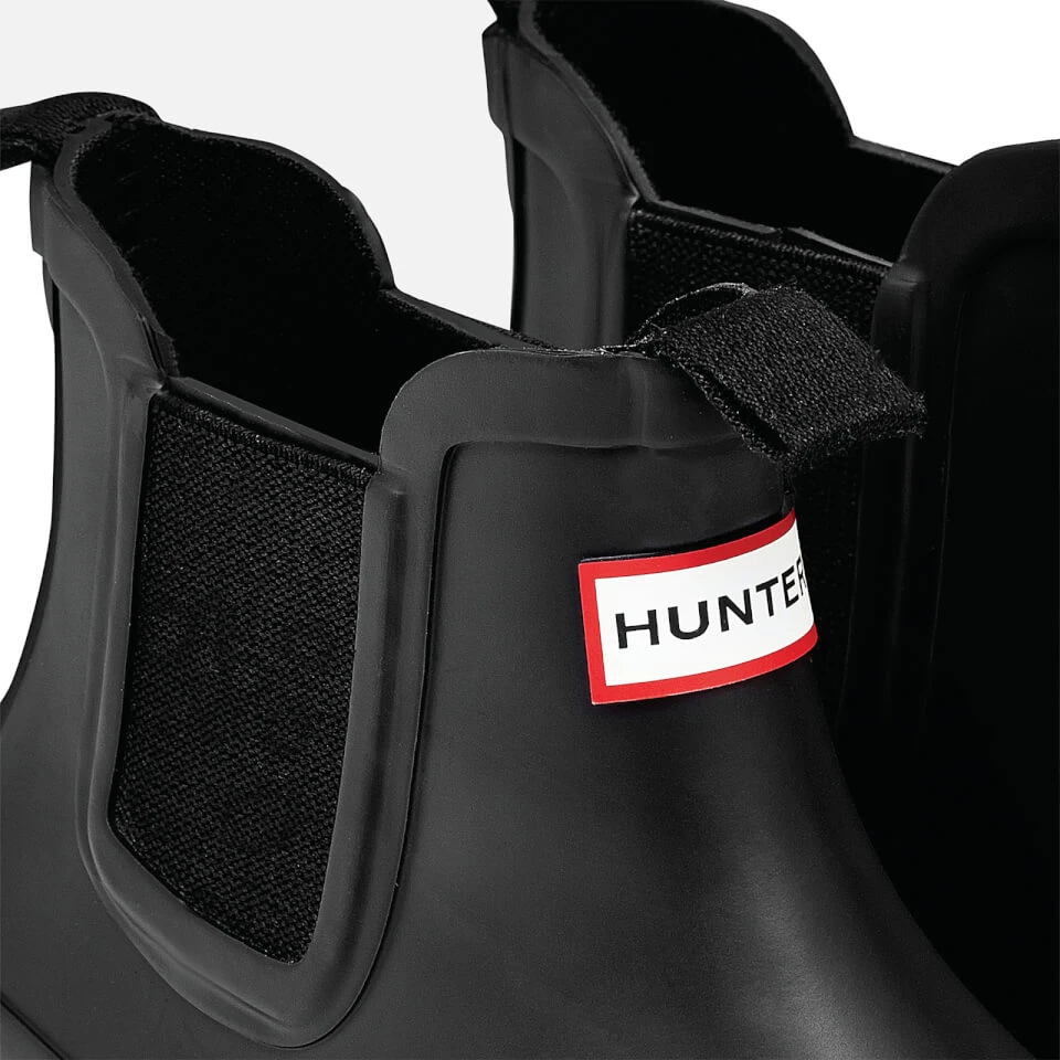 Hunter Original Big Kids' Chelsea Boots - Black 4 Hunter Original Big Kids' Chelsea Boots - Black - Image 4