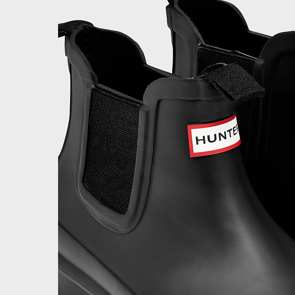 Hunter Original Big Kids' Chelsea Boots - Black 5 Hunter Original Big Kids' Chelsea Boots - Black - Image 5