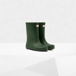 Hunter Kids' First Classic Wellington Boots - Hunter Green -Vans Shoes Shop 12573496 7304840437808323