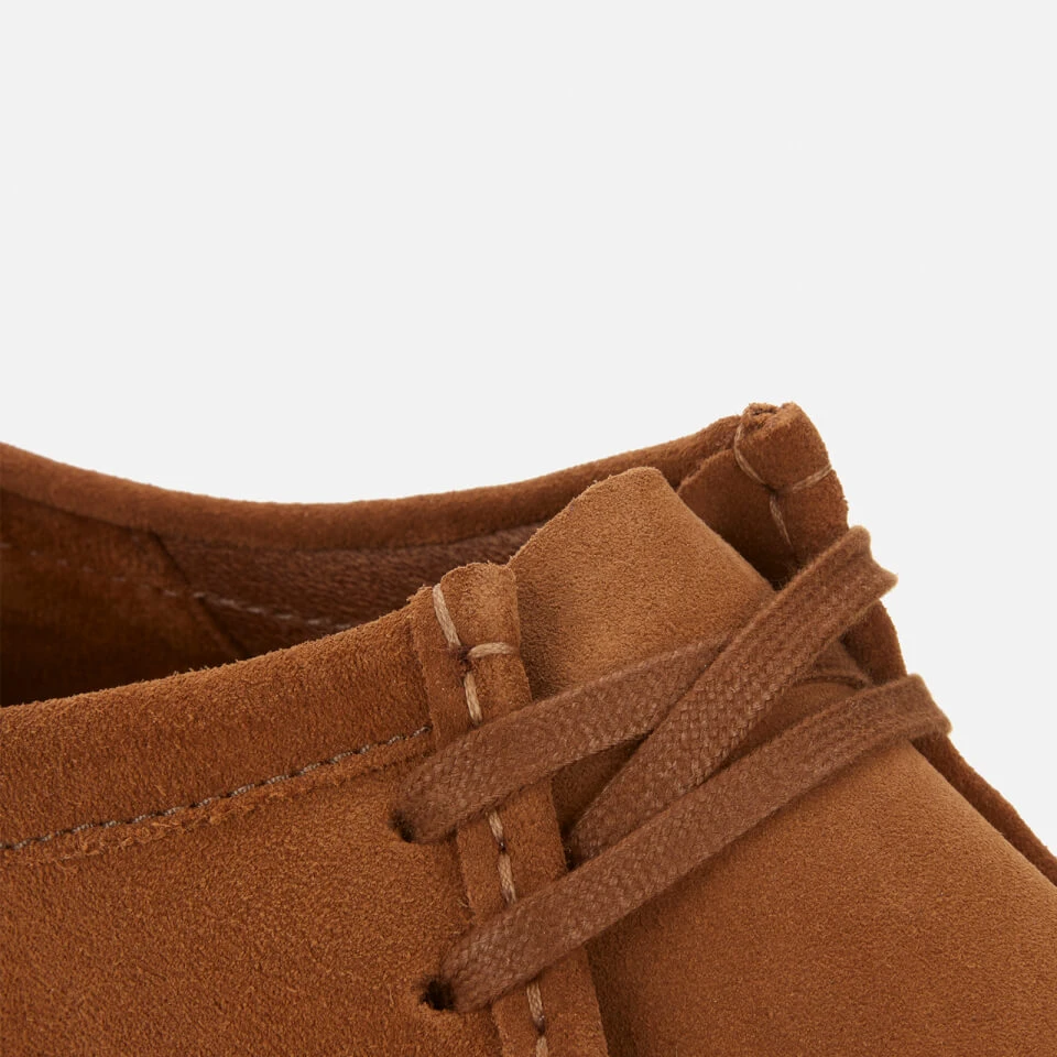 Clarks Originals Men's Suede Wallabee Shoes - Cola 4 Clarks Originals Men's Suede Wallabee Shoes - Cola - Image 4