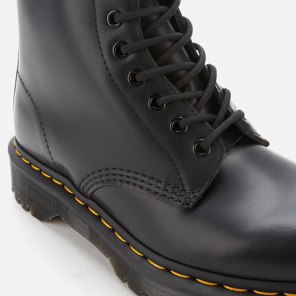 Dr. Martens 1460 Bex Smooth Leather 8-Eye Boots - Black 4 Dr. Martens 1460 Bex Smooth Leather 8-Eye Boots - Black - Image 4
