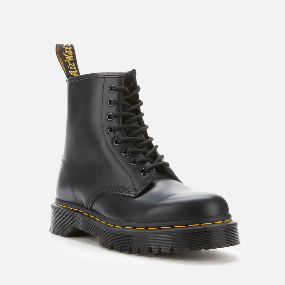 Dr. Martens 1460 Bex Smooth Leather 8-Eye Boots - Black 2 Dr. Martens 1460 Bex Smooth Leather 8-Eye Boots - Black - Image 2