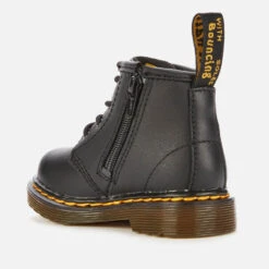 Dr. Martens Toddlers' 1460 Leather Lace-Up 4 Eye Boots - Black -Vans Shoes Shop 12608611 2014805922537066