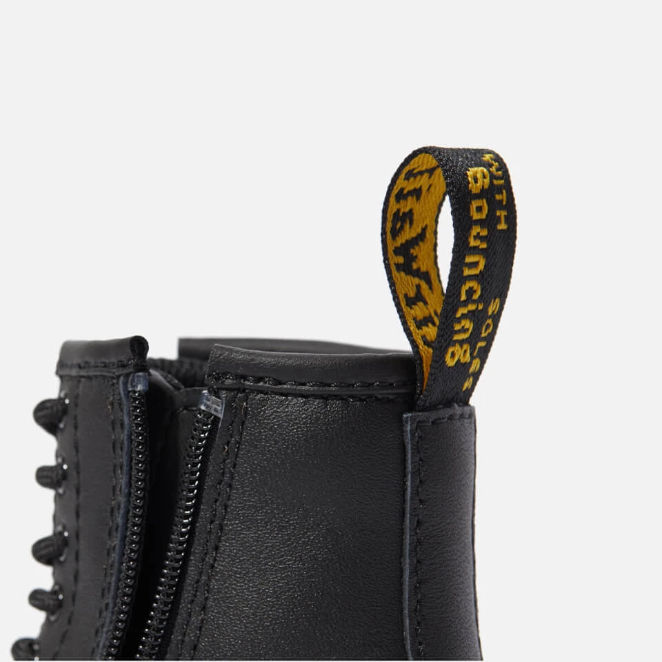Dr. Martens Toddlers' 1460 Leather Lace-Up Boots - Black 4 Dr. Martens Toddlers' 1460 Leather Lace-Up Boots - Black - Image 4