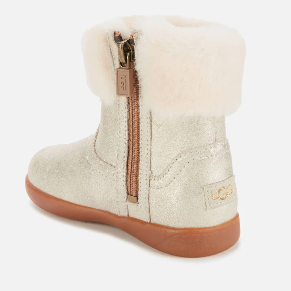 UGG Toddlers' Jorie II Metallic Suede Boots - Gold 2 UGG Toddlers' Jorie II Metallic Suede Boots - Gold - Image 2