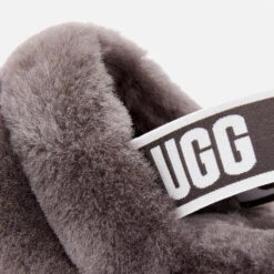 UGG Women's Fluff Yeah Slide Sheepskin Slippers - Charcoal 7 UGG Women's Fluff Yeah Slide Sheepskin Slippers - Charcoal -Vans Shoes Shop 12615381 2044818415276254
