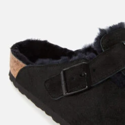Birkenstock Men's Boston Shearling Lined Mules - Black 7 Birkenstock Men's Boston Shearling Lined Mules - Black -Vans Shoes Shop 12673715 1264814034510162