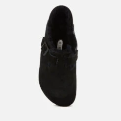 Birkenstock Men's Boston Shearling Lined Mules - Black 6 Birkenstock Men's Boston Shearling Lined Mules - Black -Vans Shoes Shop 12673715 7034814034462804