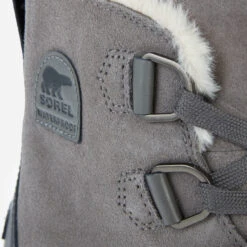 Sorel Women's Torino II Waterproof Suede Shell Boots - Quarry -Vans Shoes Shop 12699763 7184830055313694