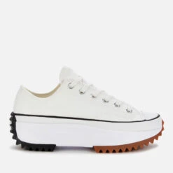 Converse Run Star Hike Ox Trainers - White/Black/Gum