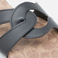 Coach Women's Essie Leather Sandals - Black 7 Coach Women's Essie Leather Sandals - Black -Vans Shoes Shop 12731014 1484846161999843