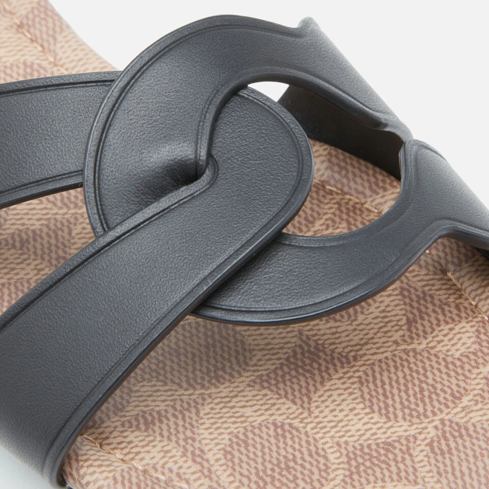 Coach Women's Essie Leather Sandals - Black 4 Coach Women's Essie Leather Sandals - Black - Image 4