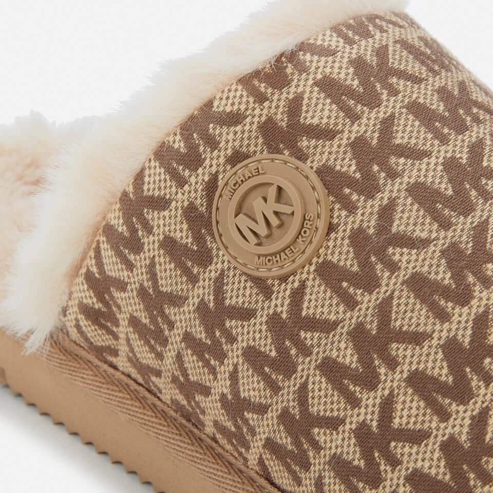 MICHAEL Michael Kors Women's Janis Mule Slippers - Beige Multi 4 MICHAEL Michael Kors Women's Janis Mule Slippers - Beige Multi - Image 4