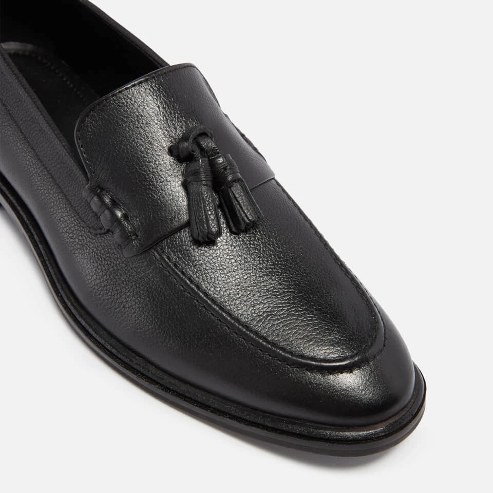Walk London Men's West Leather Loafers - Black 4 Walk London Men's West Leather Loafers - Black - Image 4