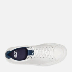 UGG Men's South Bay Leather Low Top Trainers - White -Vans Shoes Shop 12752299 1974871998852041