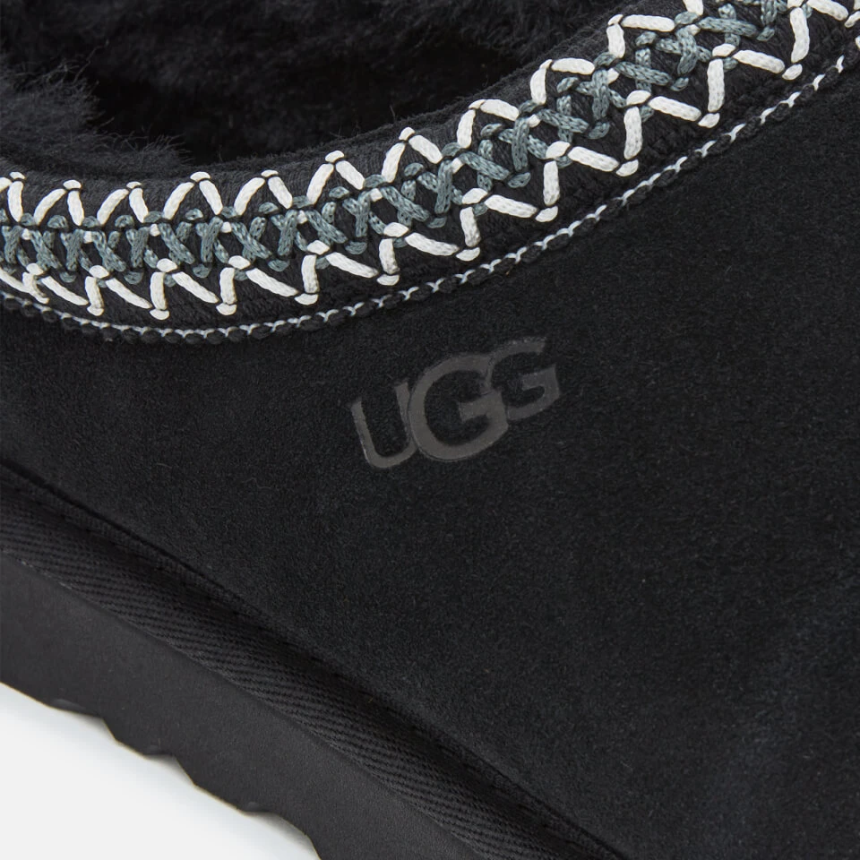 UGG Men's Tasman Suede Slippers - Black 4 UGG Men's Tasman Suede Slippers - Black - Image 4
