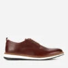 Clarks Men's Chantry Walk Leather Derby Shoes - Dark Tan