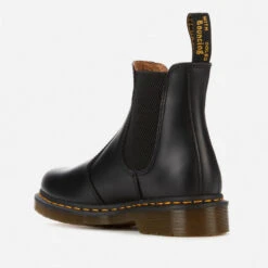 Dr. Martens 2976 Smooth Leather Chelsea Boots - Black -Vans Shoes Shop 12785719 3074838586840894