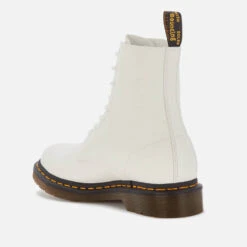 Dr. Martens Women's 1460 Pascal Virginia Leather 8-Eye Boots - Optical White 6 Dr. Martens Women's 1460 Pascal Virginia Leather 8-Eye Boots - Optical White -Vans Shoes Shop 12785729 1444840973211150