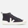 Veja Men's Nova Canvas Hi-Top Trainers - Black Pierre