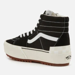 Vans Women's Sk8-Hi Stacked Trainers - Black -Vans Shoes Shop 12792330 1144851092949900