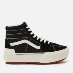 Vans Women's Sk8-Hi Stacked Trainers - Black