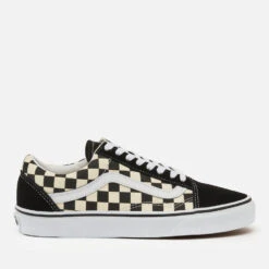 Vans Old Skool Trainers - Black/Swhite Checkerboard
