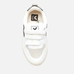 Veja Kids' V-10 Velcro Trainers - White Black 6 Veja Kids' V-10 Velcro Trainers - White Black -Vans Shoes Shop 12866917 1814904723794932