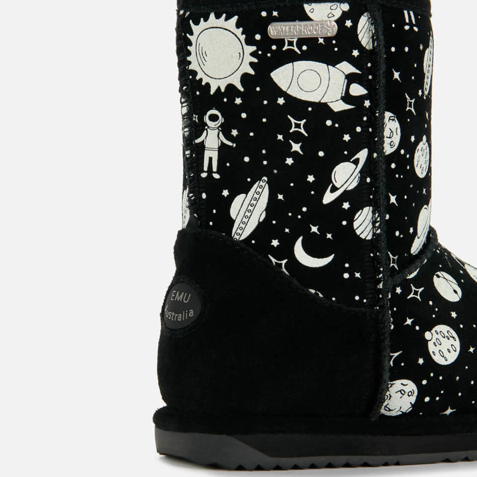 EMU Australia Kids' Outer Space Brumby Waterproof Boots - Black 4 EMU Australia Kids' Outer Space Brumby Waterproof Boots - Black - Image 4