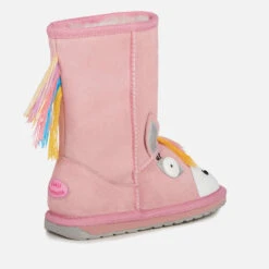 EMU Australia Toddlers' Magical Unicorn Sheepskin Boots - Pale Pink -Vans Shoes Shop 12945150 1524981716485577