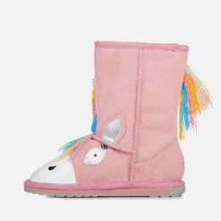 EMU Australia Toddlers' Magical Unicorn Sheepskin Boots - Pale Pink -Vans Shoes Shop 12945150 5854981716534381