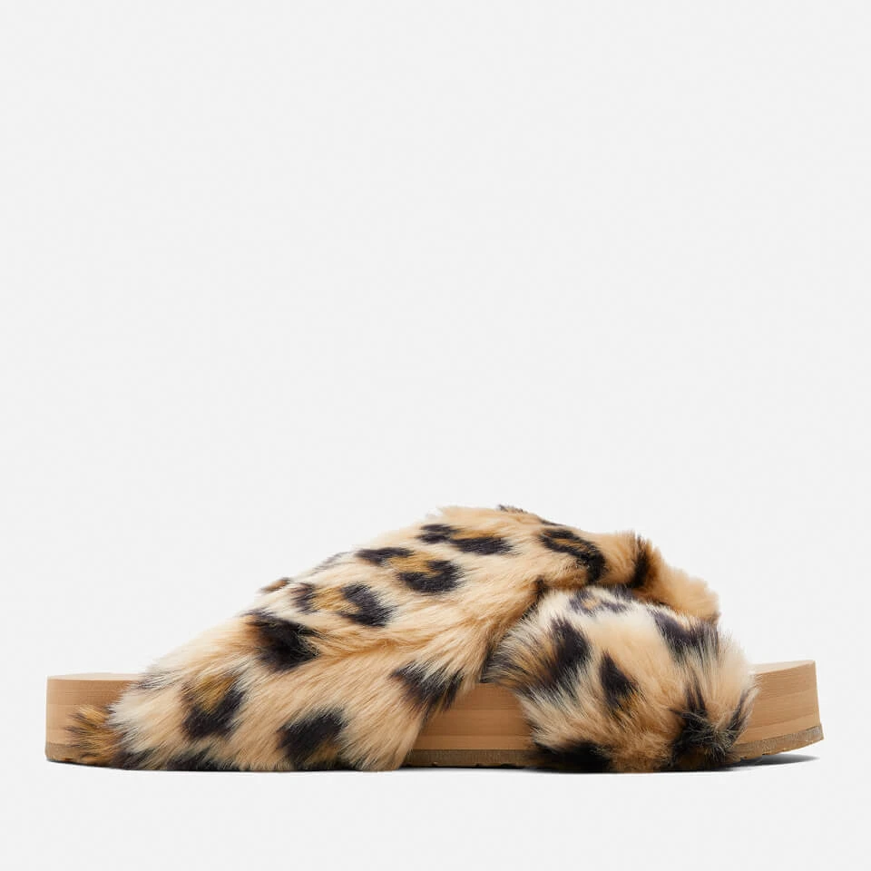 TOMS Women's Susie Vegan Eva Slippers - Natural Cheetah 1 TOMS Women's Susie Vegan Eva Slippers - Natural Cheetah