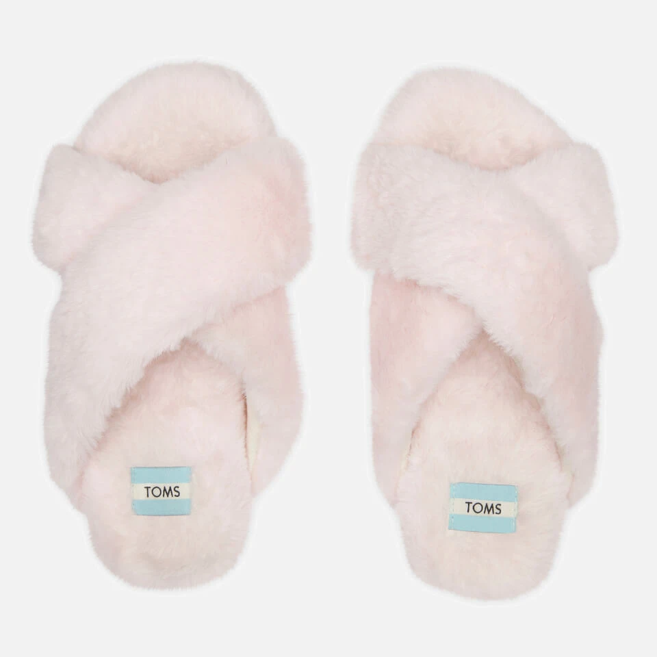 TOMS Women's Susie Vegan Slippers - Pink 3 TOMS Women's Susie Vegan Slippers - Pink - Image 3