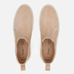 TOMS Women's Bryce Suede Ankle Boots - Sand -Vans Shoes Shop 12946146 1654891959631974