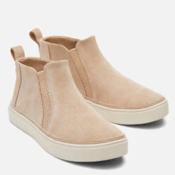 TOMS Women's Bryce Suede Ankle Boots - Sand -Vans Shoes Shop 12946146 9394891959573519