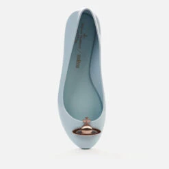 Vivienne Westwood For Melissa Women's Sweet Love Ballet Flats - Sky -Vans Shoes Shop 12947332 3844880632407666