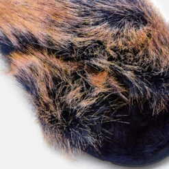 EMU Australia Women's Mayberry Lava Sheepskin Cross Front Slippers - Midnight -Vans Shoes Shop 12948976 3514893288589752