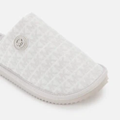 MICHAEL Michael Kors Women's Janis Slippers - Optic White 7 MICHAEL Michael Kors Women's Janis Slippers - Optic White -Vans Shoes Shop 13032718 1234902095102328