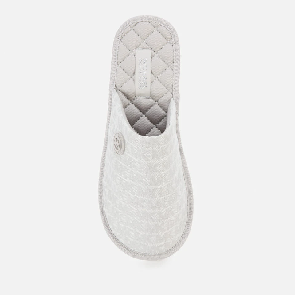 MICHAEL Michael Kors Women's Janis Slippers - Optic White 3 MICHAEL Michael Kors Women's Janis Slippers - Optic White - Image 3