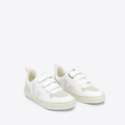 Veja Kids' V-10 Velcro Trainers - White Natural 6 Veja Kids' V-10 Velcro Trainers - White Natural -Vans Shoes Shop 13104227 3114908357774030