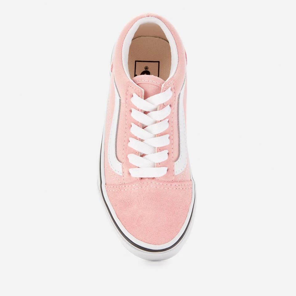 Vans Kids' Old Skool Trainers - Powder Pink 3 Vans Kids' Old Skool Trainers - Powder Pink - Image 3