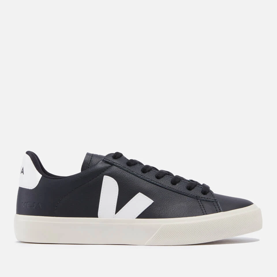 Veja Men's Campo Chrome Free Leather Trainers - Black/White 1 Veja Men's Campo Chrome Free Leather Trainers - Black/White