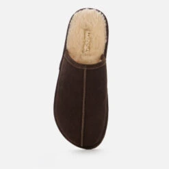 Walk London Men's Langley Suede Mule Slippers - Brown 6 Walk London Men's Langley Suede Mule Slippers - Brown -Vans Shoes Shop 13124464 5584909095497925