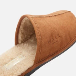 Walk London Men's Langley Suede Mule Slippers - Tan 7 Walk London Men's Langley Suede Mule Slippers - Tan -Vans Shoes Shop 13124470 1514909095691704