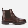 Walk London Men's Sean Leather Chelsea Boots - Brown